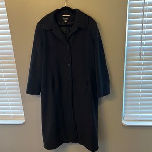 Womens Dark Gray Long Jacket size 16